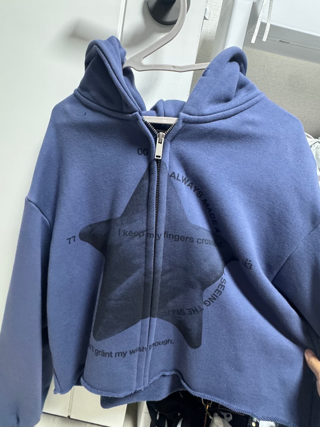 마이딥블루메모리즈 후드집업 상품이미지2