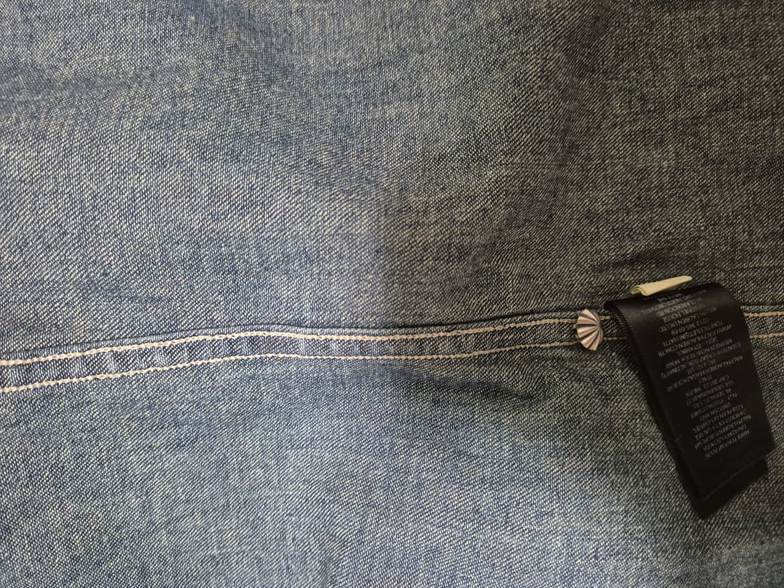 더블알엘 RRL 슬림핏 데님 웨스턴 셔츠 L 상품이미지3