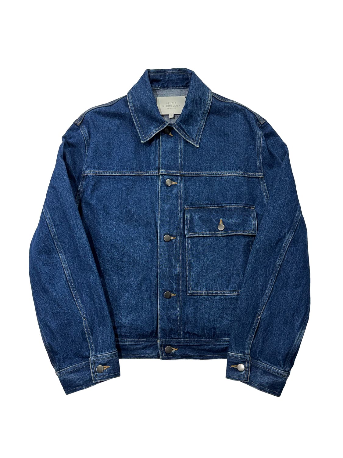 스튜디오 니콜슨 페타르 데님 재킷 인디고 워시 상품이미지1