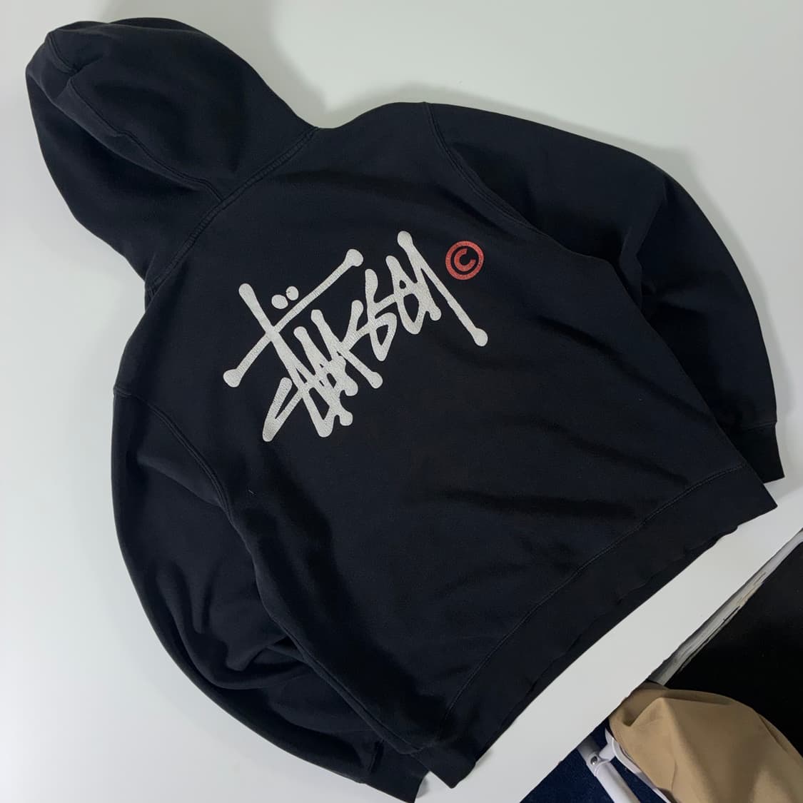 Stussy 스투시 90‘s C스탁 로고 후드티 상품이미지3
