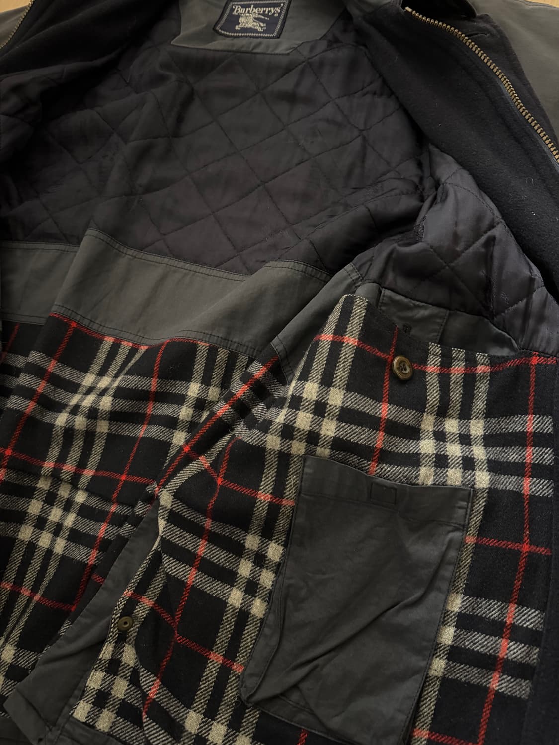 버버리 빈티지 클래식 점퍼 L(100) 상품이미지10