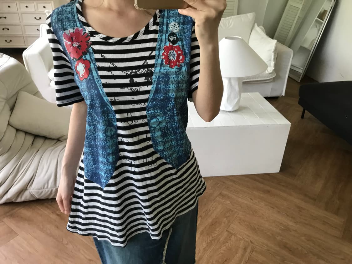 vintage printing top 상품이미지7