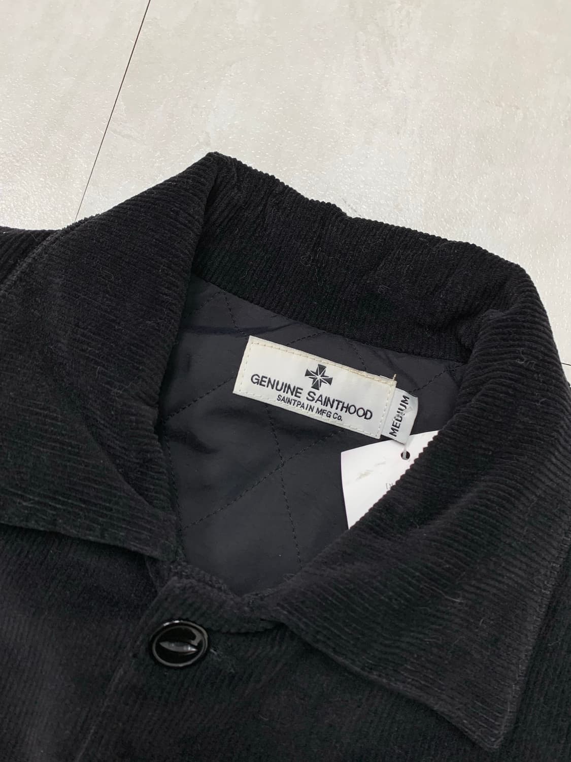 Saint pain 블랙 코듀로이 자켓 #142 상품이미지7
