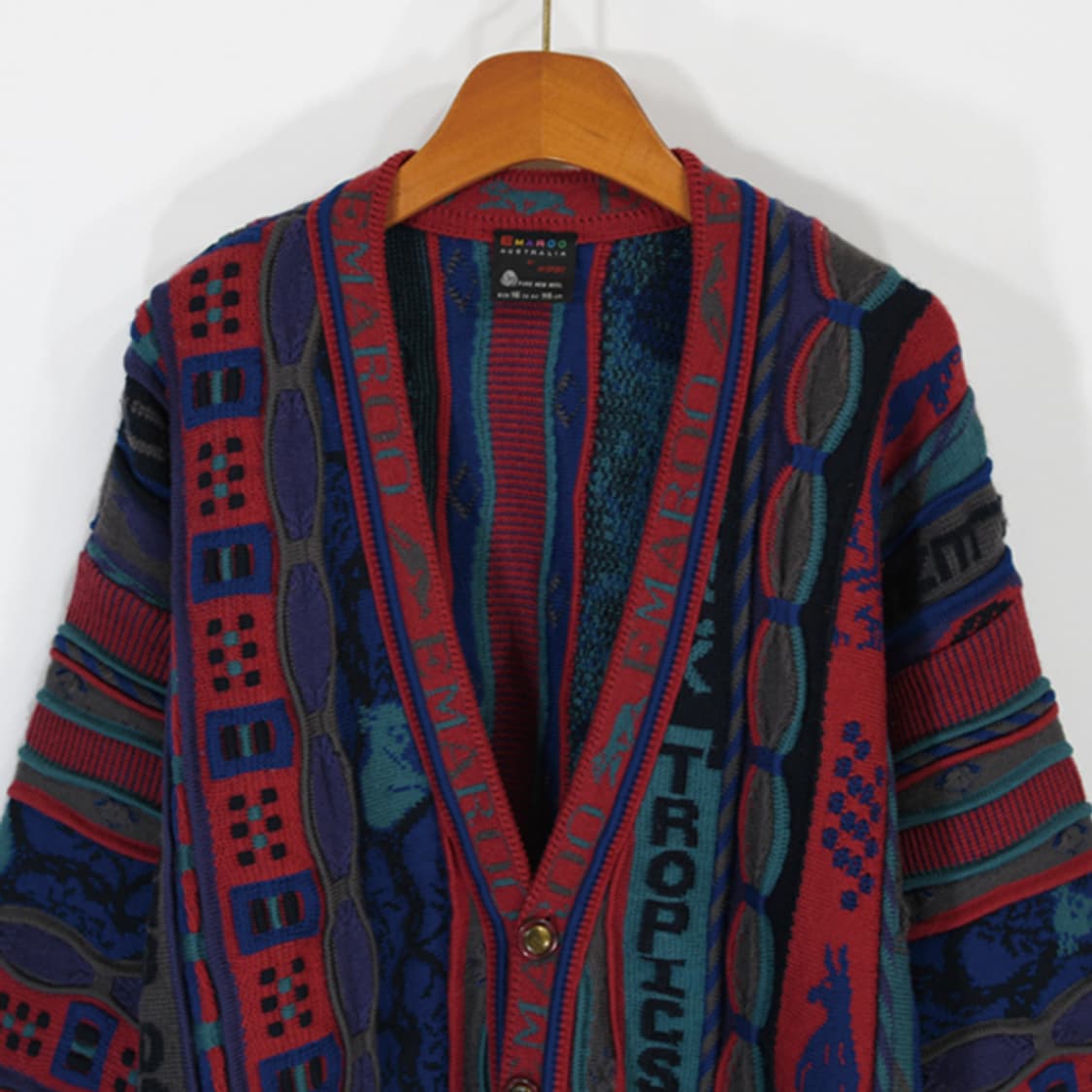 EMAROO by HYSPORT 빈티지울니트가디건 상품이미지3