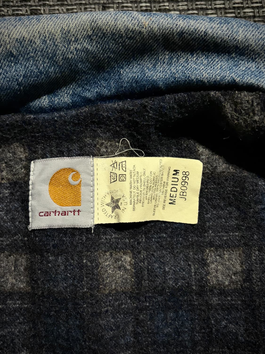 90s 칼하트 트러커 JB0998 M USA🇺🇸 상품이미지7