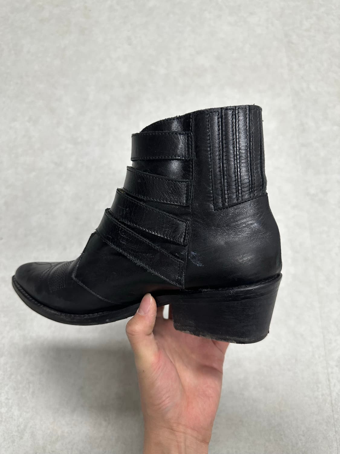  TOGA PULLA 가죽 버클 웨스턴 부츠  상품이미지9