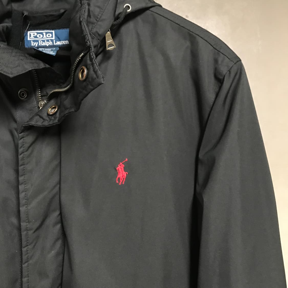 폴로 랄프로렌 기모 페리 자켓 블랙 M 상품이미지4