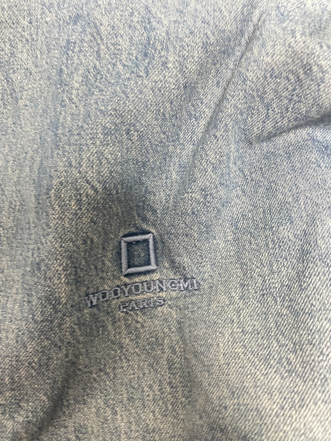 우영미 데님 후드 패딩 / 48사이즈 히 해 상품이미지3