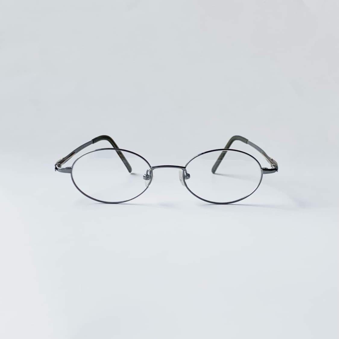 [픽키-694] 건메탈 풀프레임 오벌 안경 슬림 라운드 메탈 프레임 상품이미지1