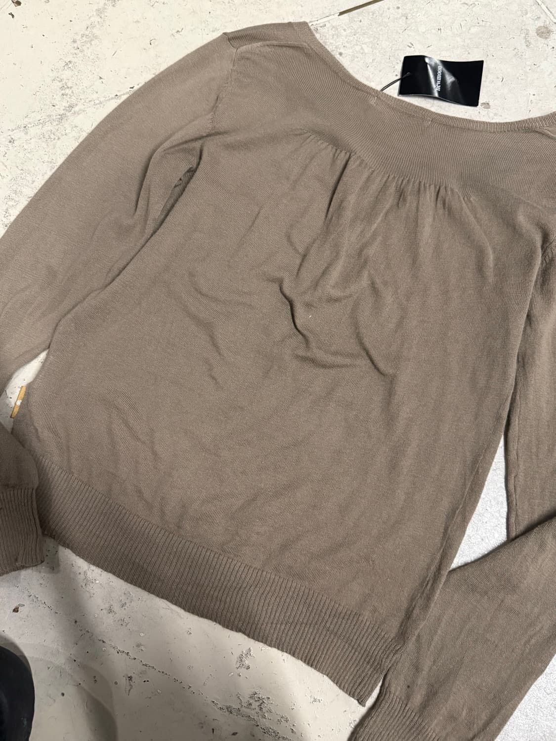 button-up detail cotton knit sleeve 상품이미지8