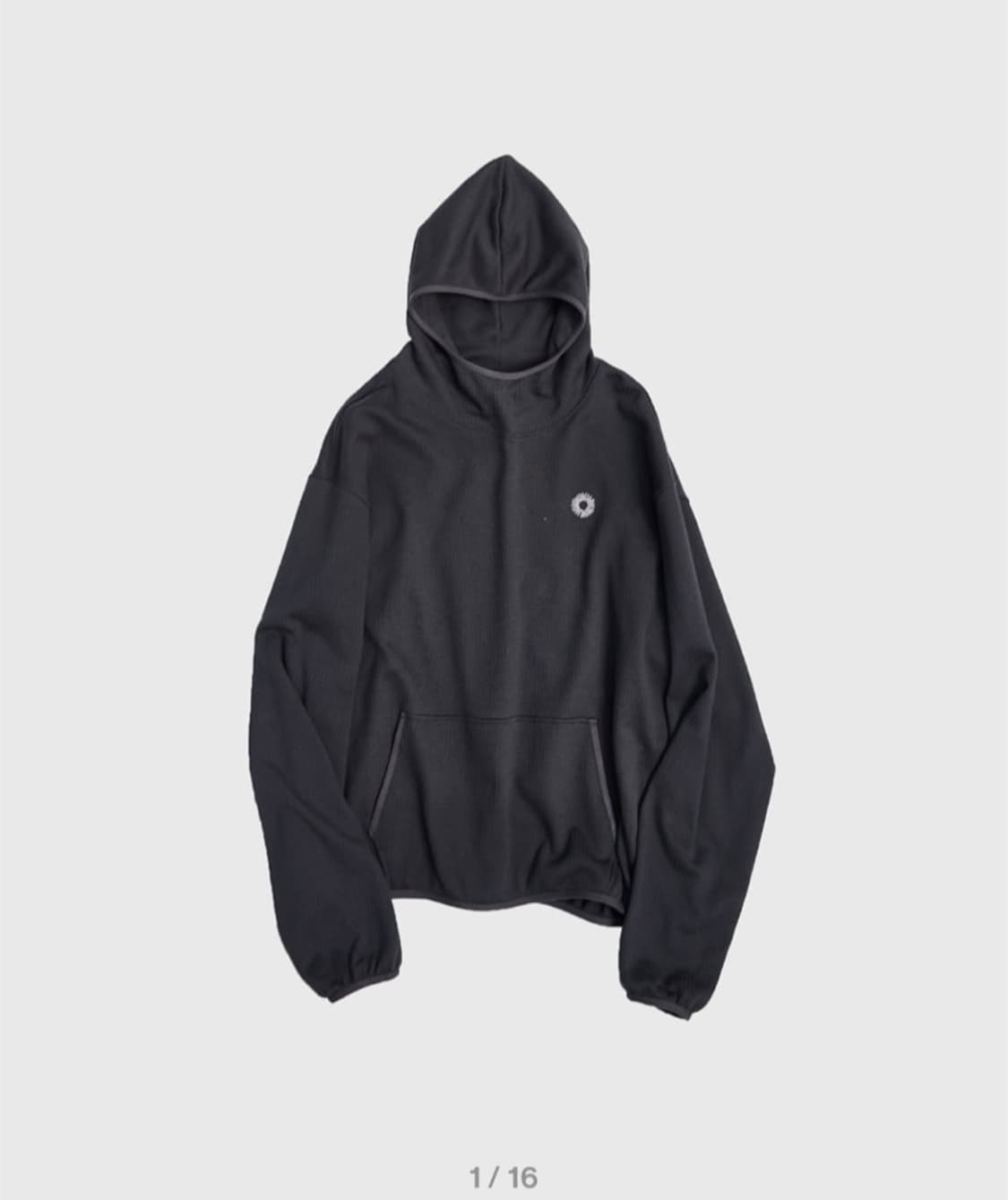 어드벤쳐 소프트 후드티 차콜 상품이미지1