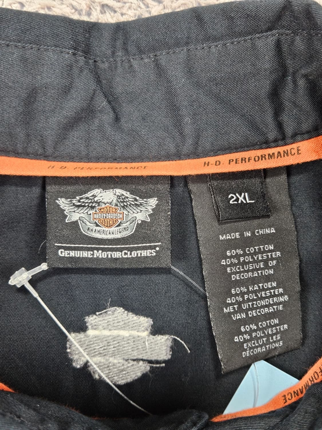 할리데이비슨 바이커 하프 반팔 셔츠 ( 2XL ) / 11861 상품이미지8