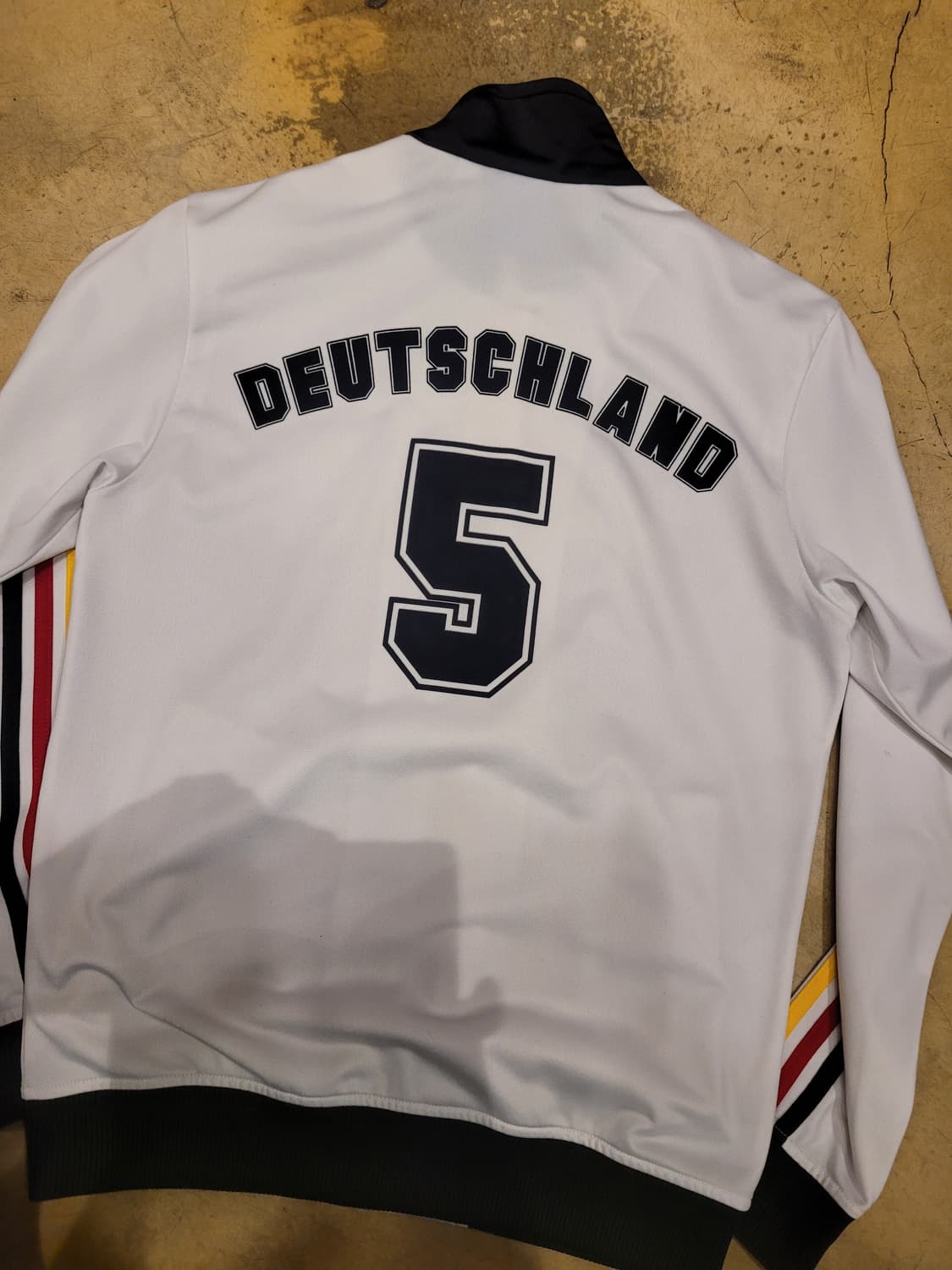 아디다스 독일 국대 희귀 져지 S 트랙탑 자켓 화이트 흰검 흰색 떠그클럽 상품이미지8