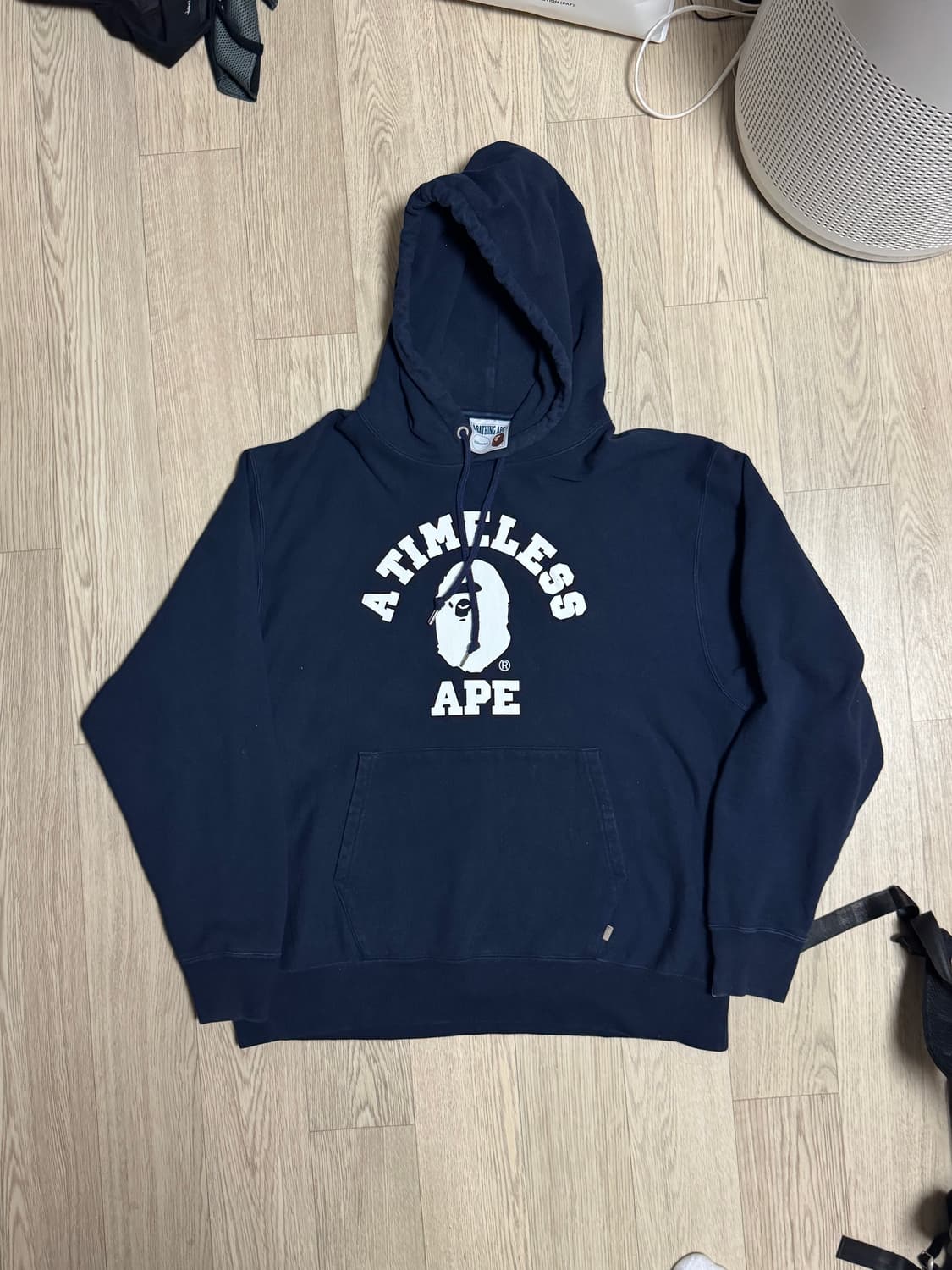 JJJJound 자운드 베이프 후드 네이비 상품이미지3