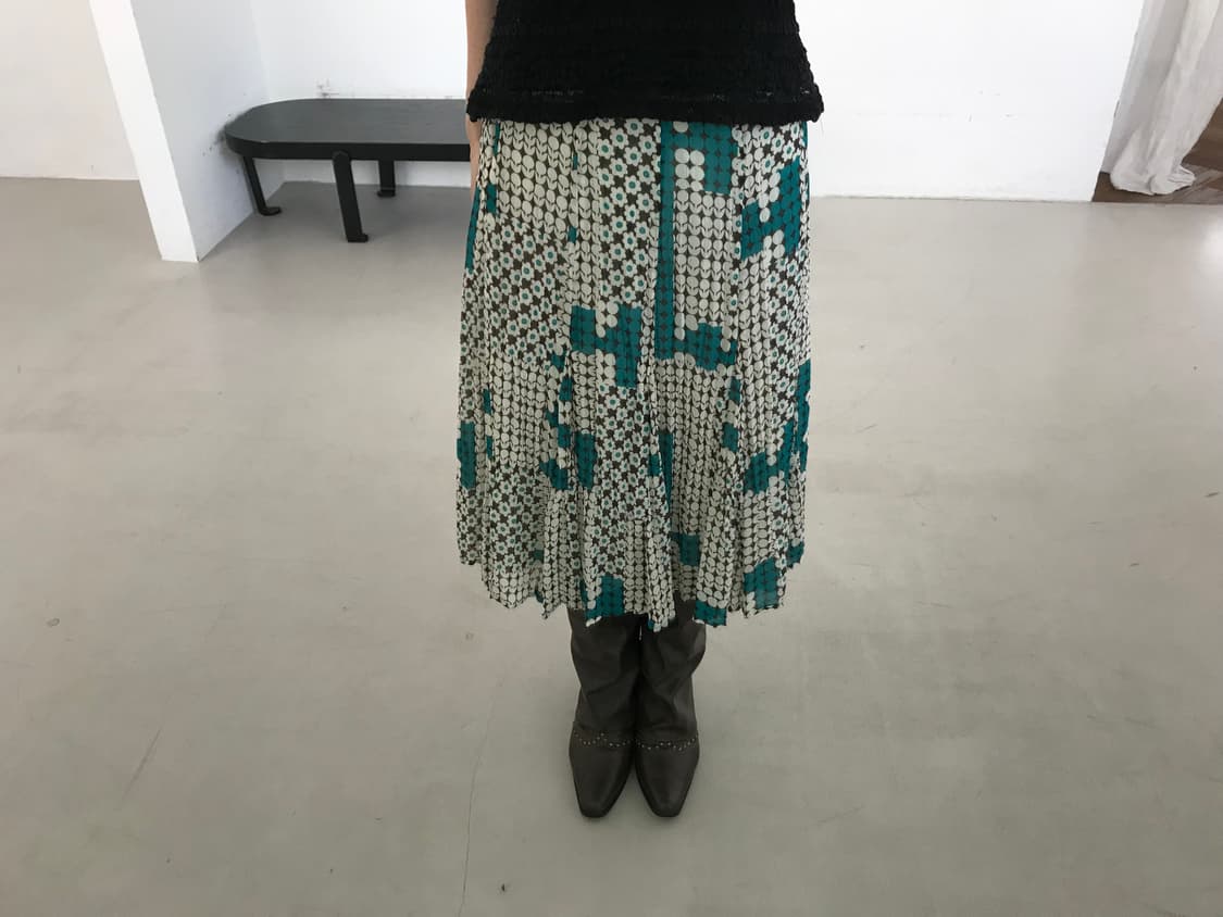 vintage pattern skirt 상품이미지7