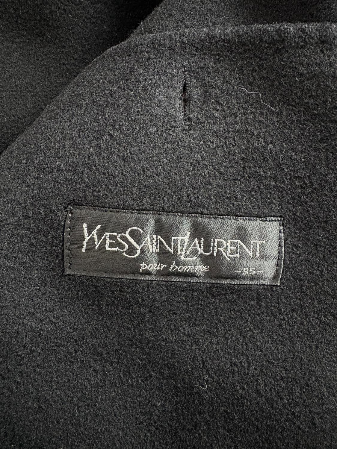 90s YSL 입생로랑 아카이브 캐시미어 혼방 코트 3917 상품이미지4