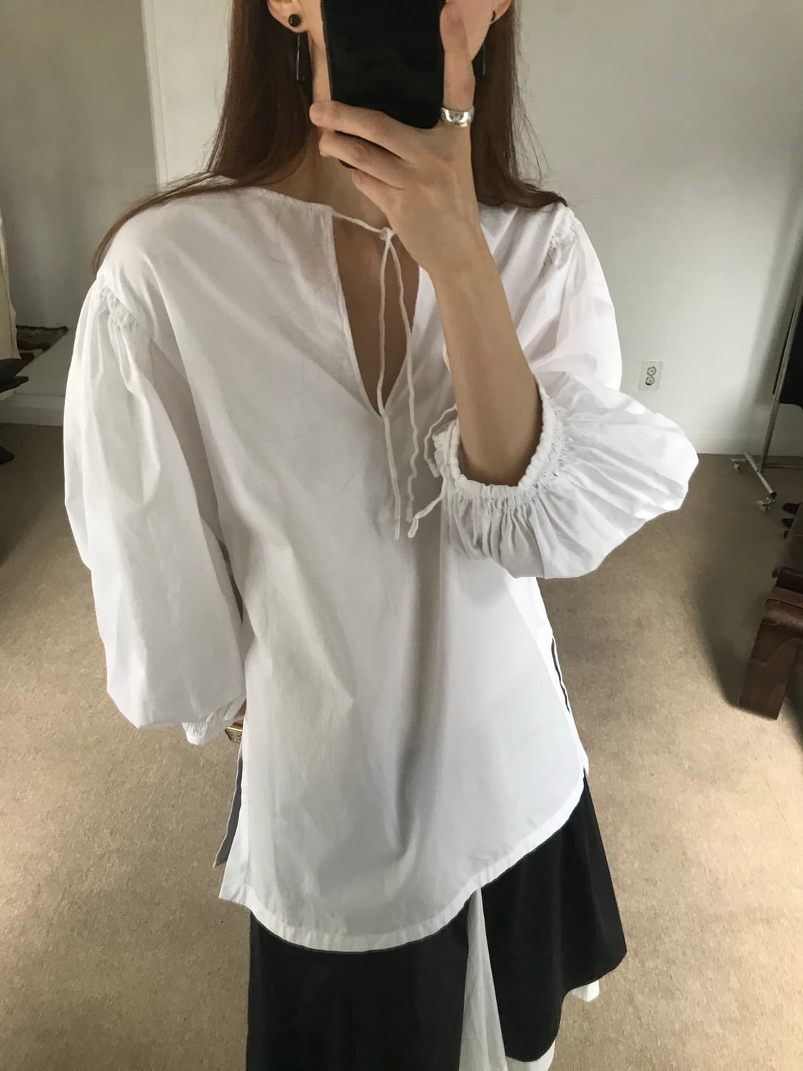 cotton puff blouse 상품이미지3