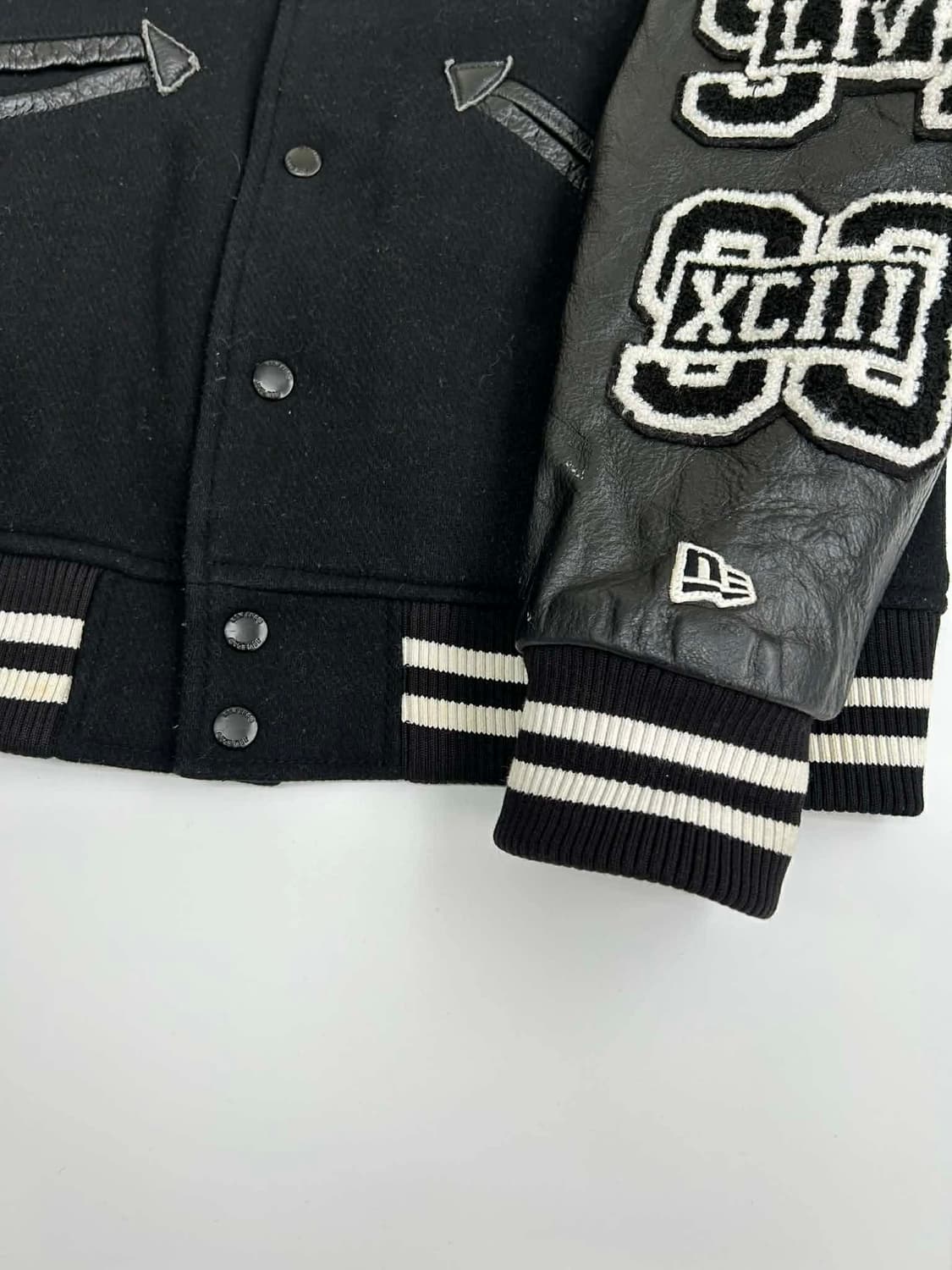 [M] 뉴에라 패치 스타디움 가죽 바시티 자켓 상품이미지6