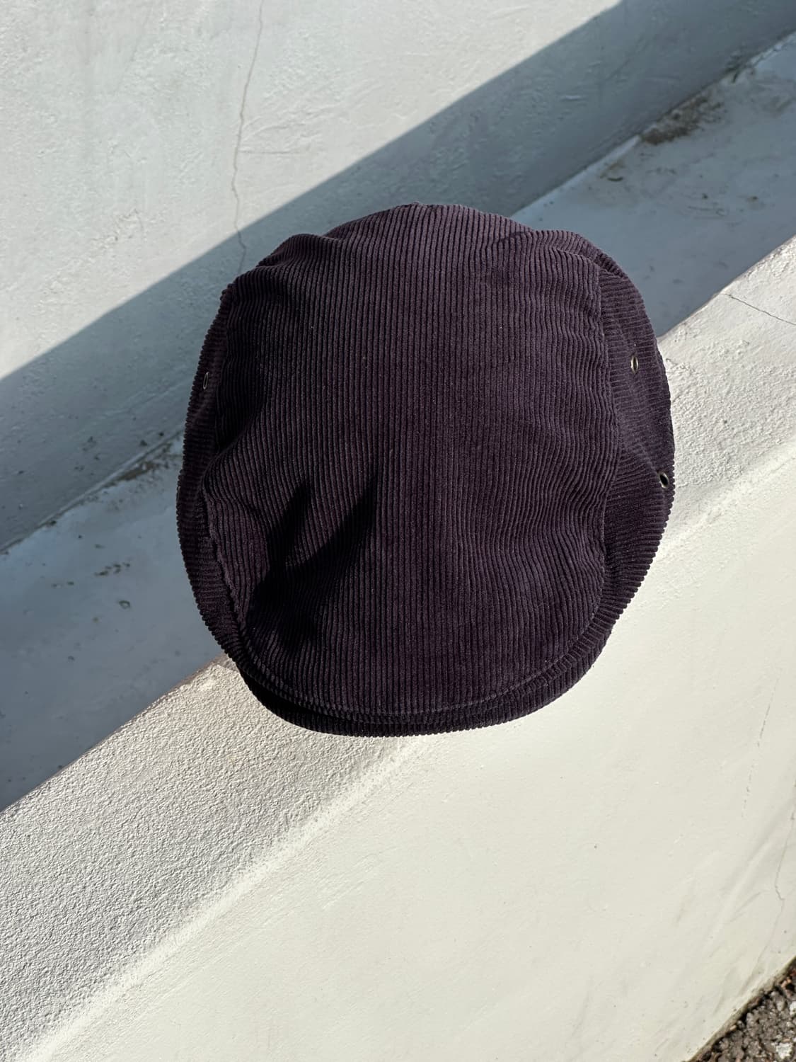 [M-L] 헤지스 네이비 코듀로이 헌팅캡 모자 상품이미지1