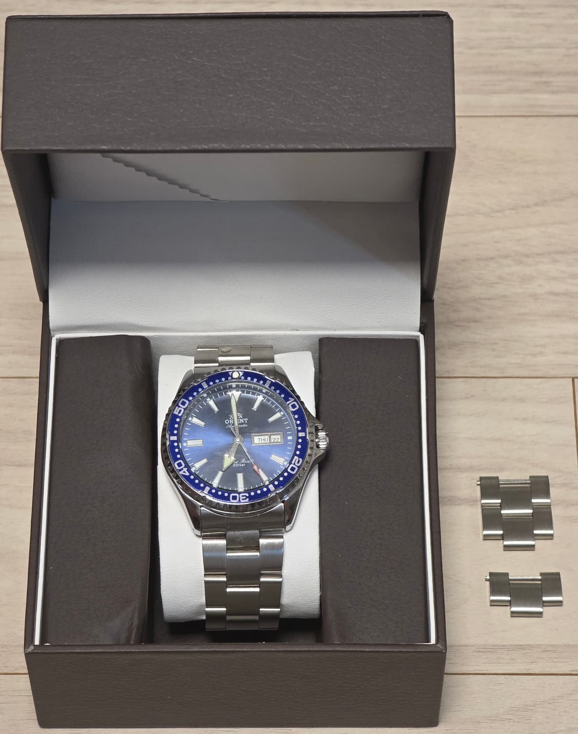 오리엔트 카마슈 RA- AA0002 블루 다이얼 오토메틱 시계 상품이미지2