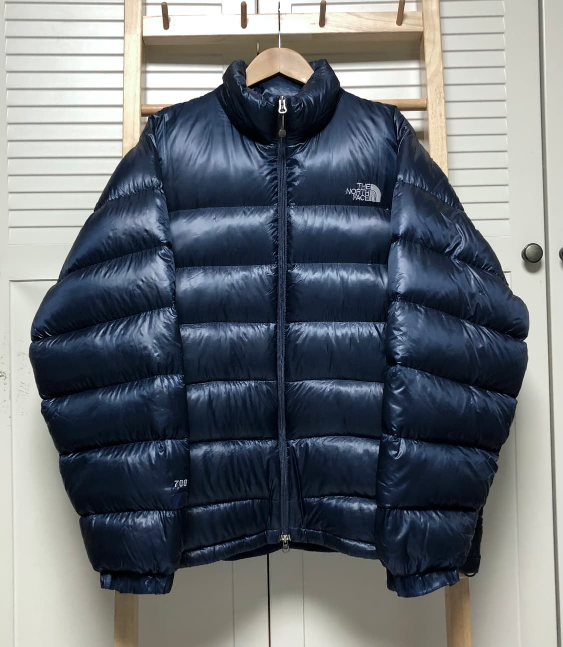 노스페이스 패딩 700 네이비 구스다운 110 자켓 상품이미지1