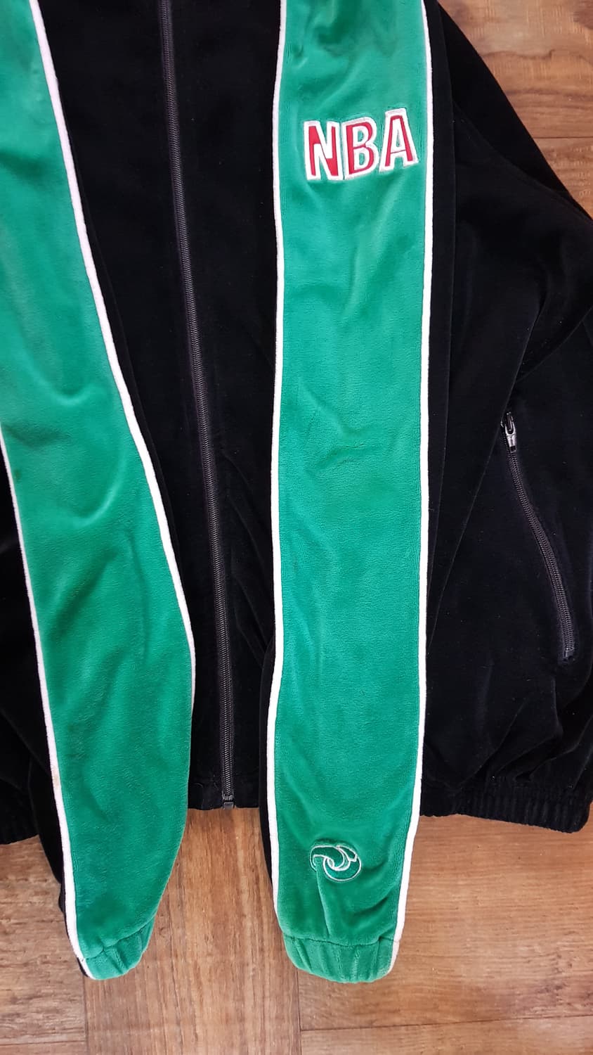 유니크 스포츠 NBA 보스턴 셀틱스 벨루어(벨벳)트랙자켓 상품이미지6