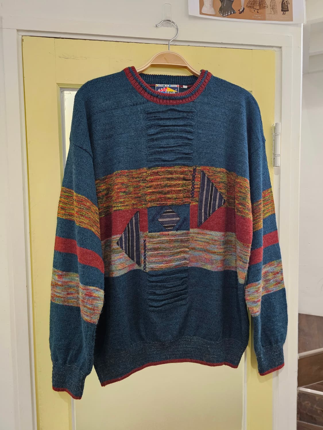 Estrema Italy 패턴 울 니트 상품이미지3