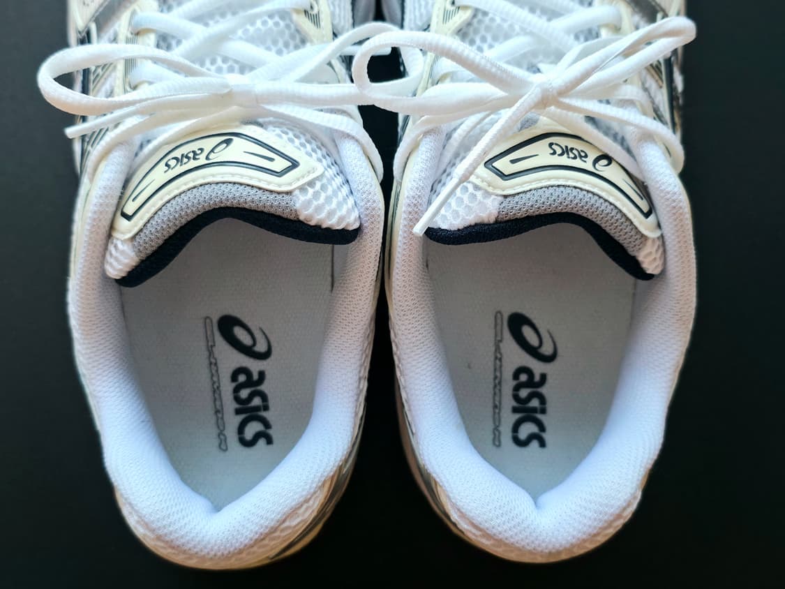 [280] 우먼스 아식스 젤카야노14 화이트/미드나잇 상품이미지4