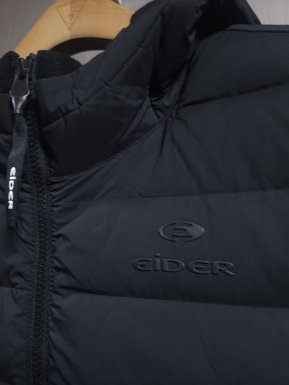 아이더 경량 구스다운 플리스 후드집업 자켓, M 상품이미지2