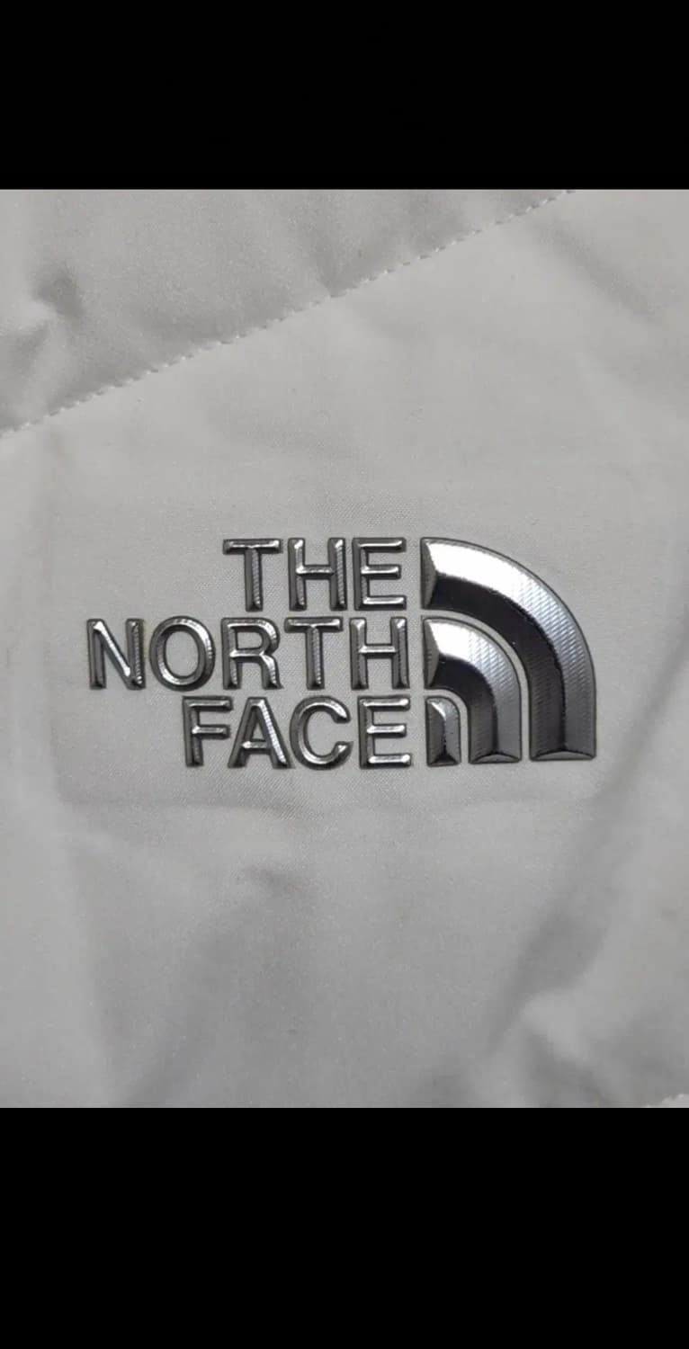 (M) 노스페이스 구스다운 패딩조끼 화이트 거위털 베스트  상품이미지4