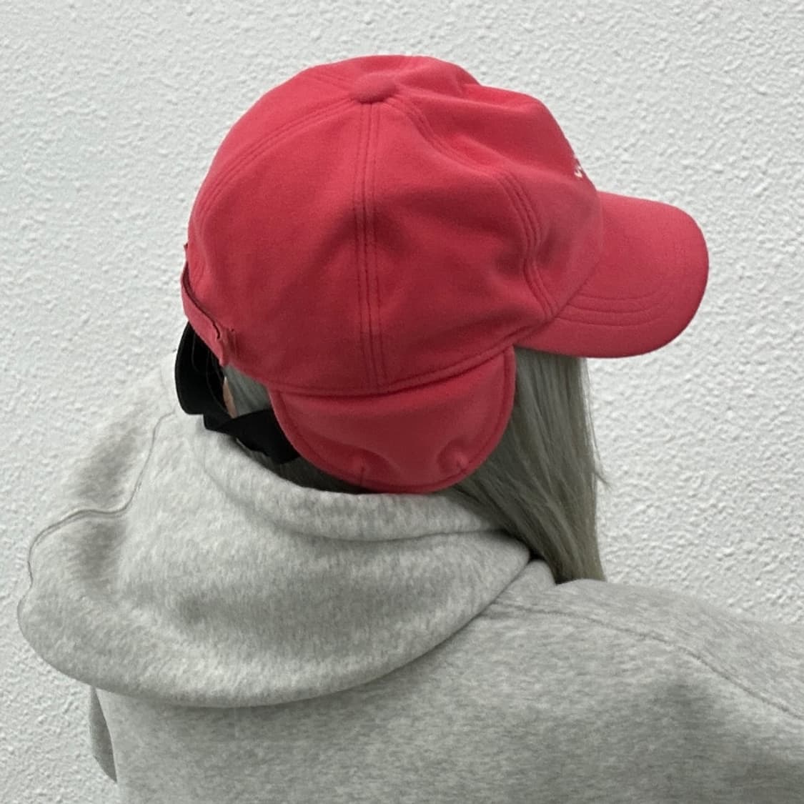 노스페이스 윈드스토퍼 핑크 귀돌이 플리스캡 상품이미지3