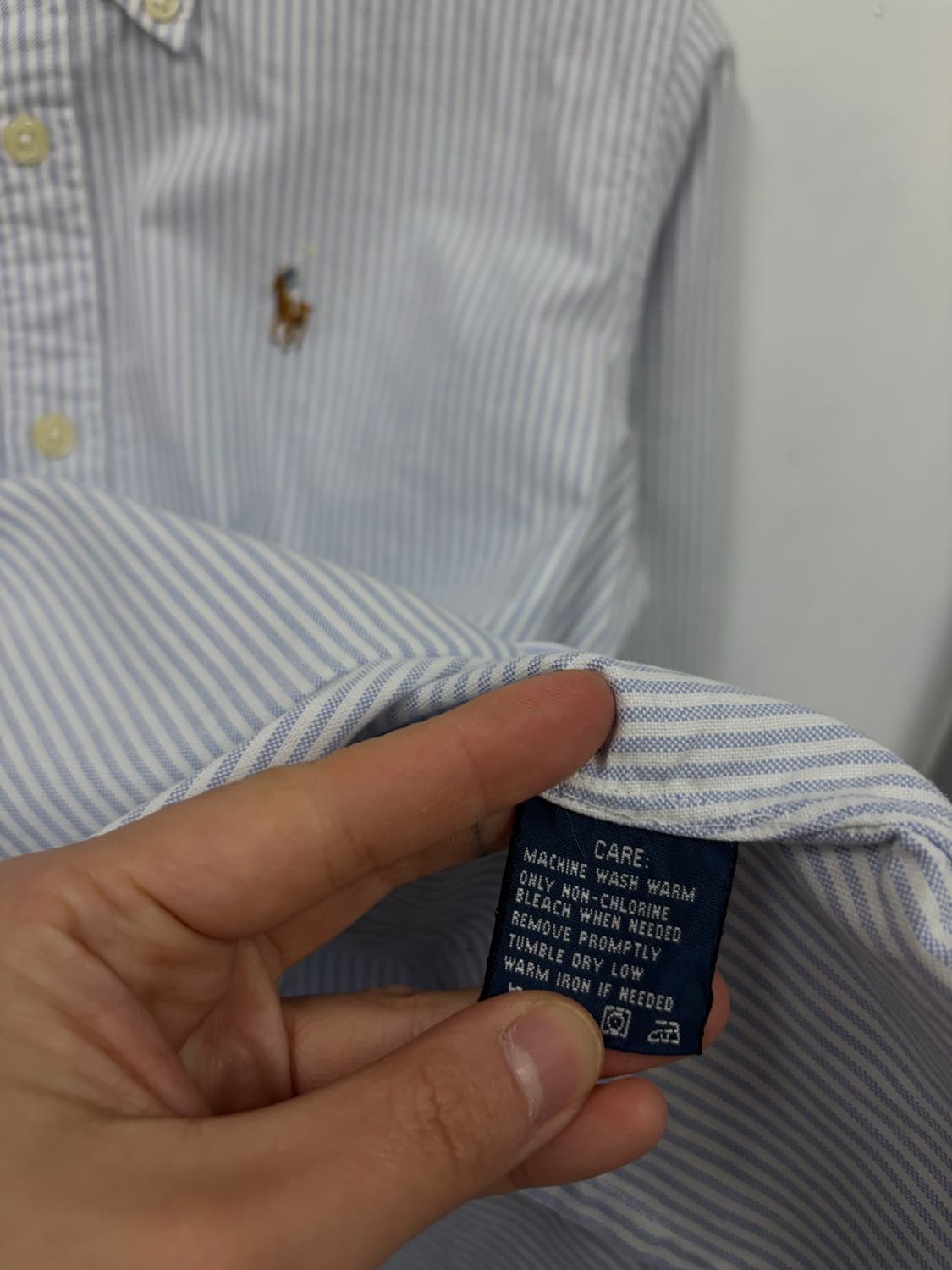 폴로랄프로렌 옥스포드 여성 슬림핏셔츠 상품이미지6