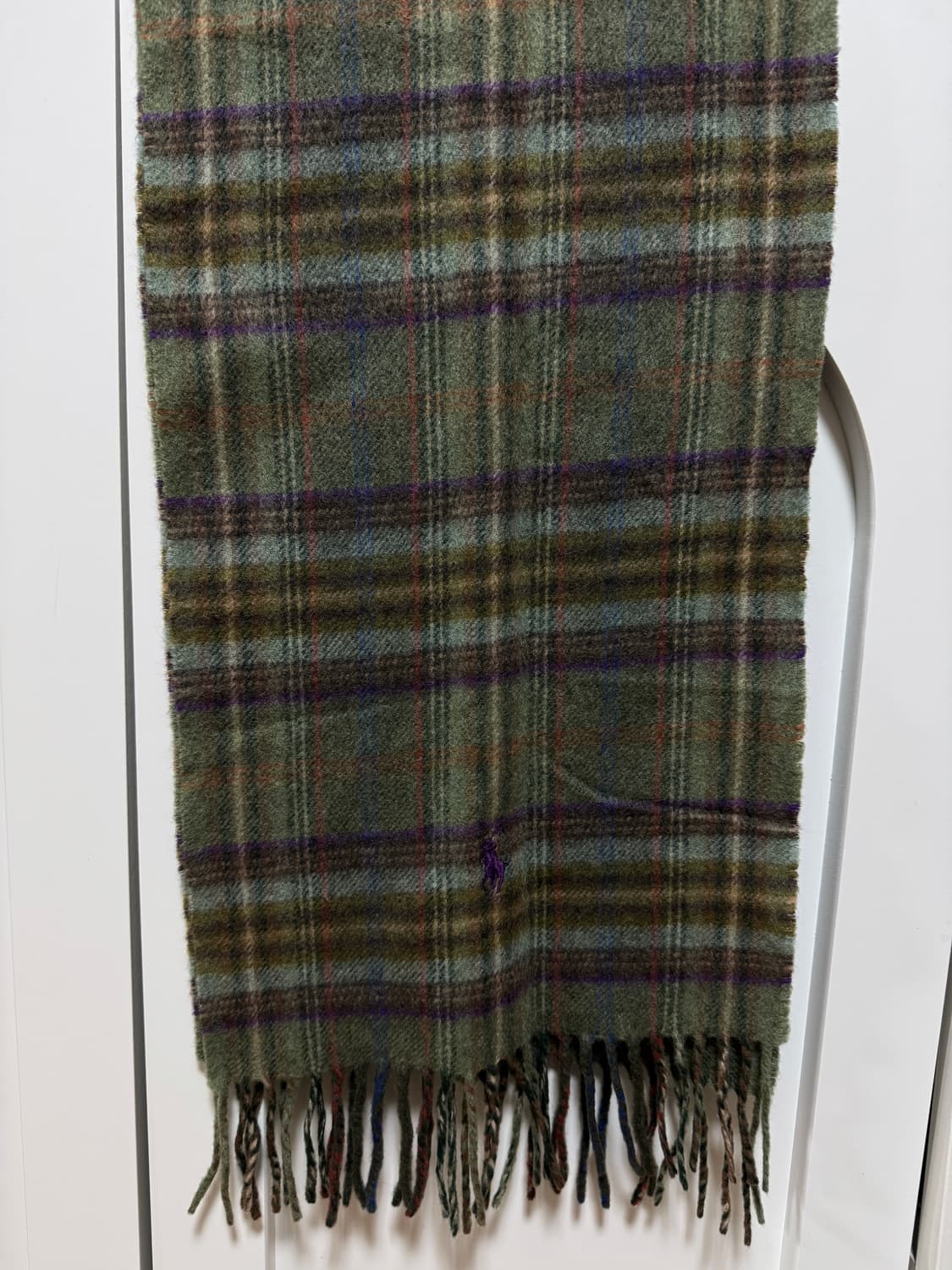 폴로 랄프로렌 체크 머플러 상품이미지1