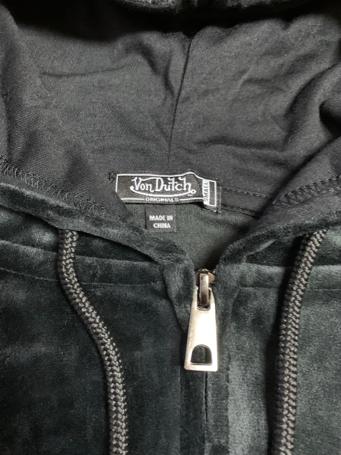 본더치 크롭 벨벳 스웻 셋업 상품이미지3