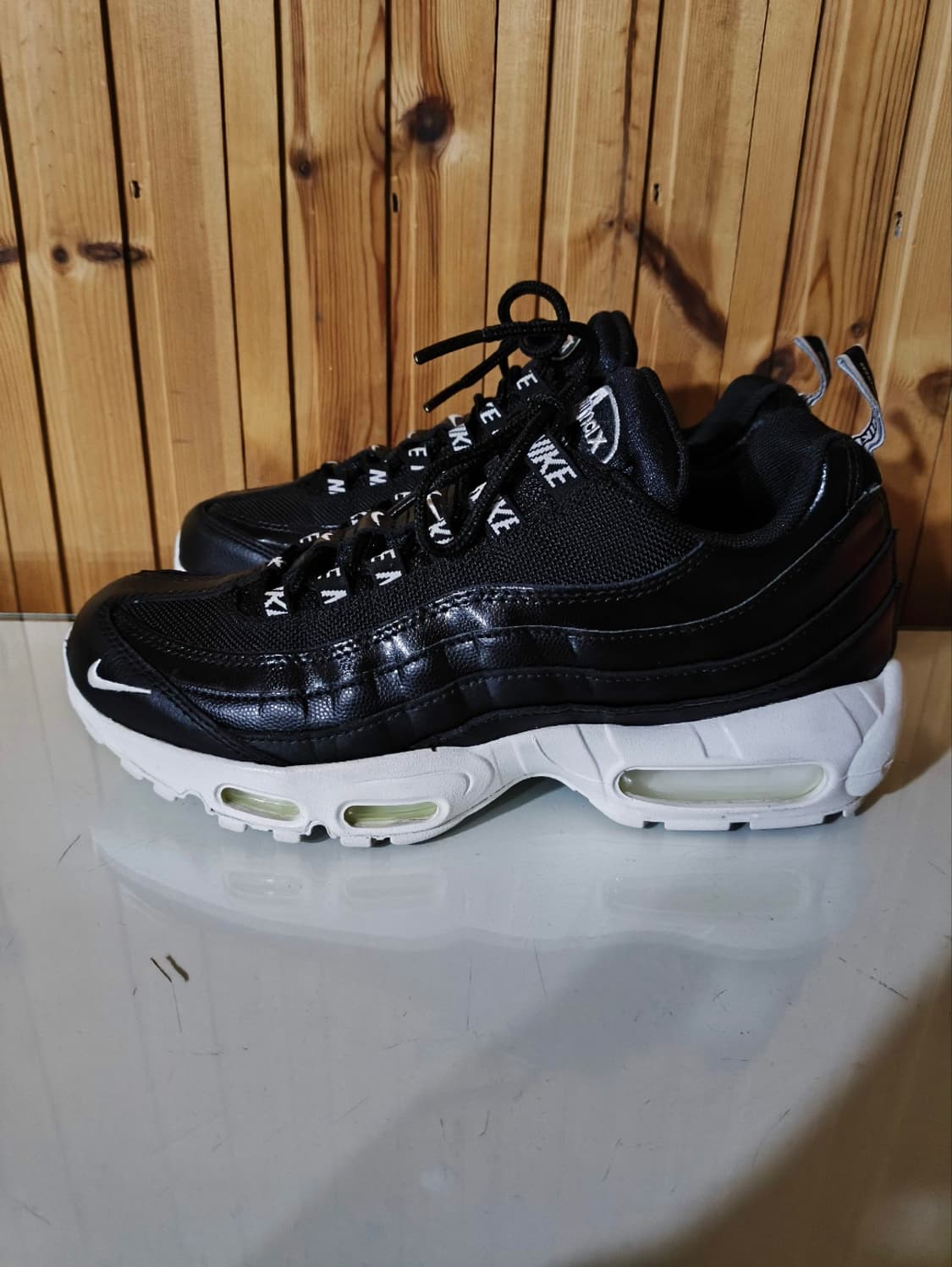 250mm 나이키 에어맥스 95 오버브랜딩 블랙 상품이미지2