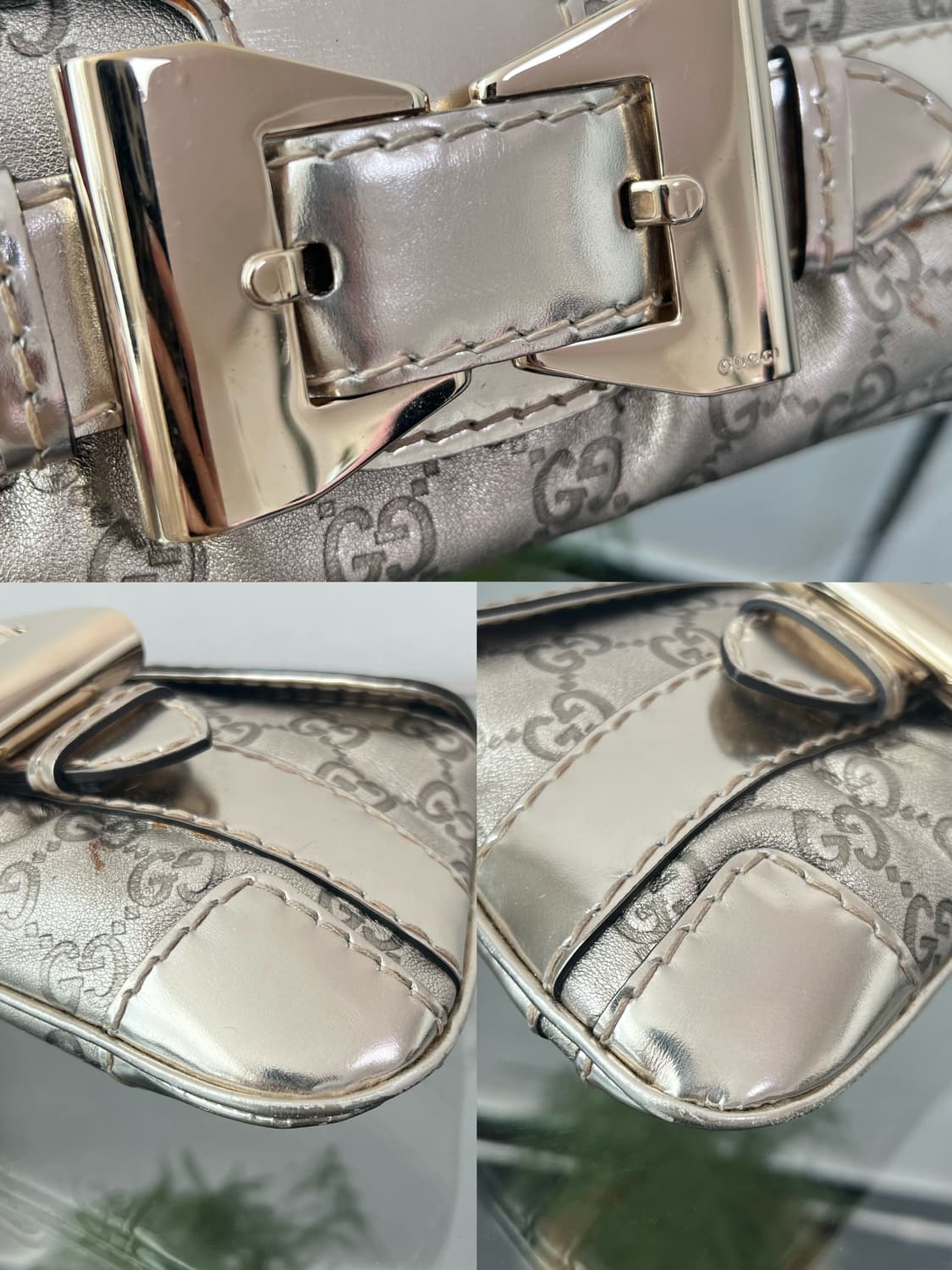 구찌 구찌시마 퀸 보우 체인 숄더백 Y2K 상품이미지7