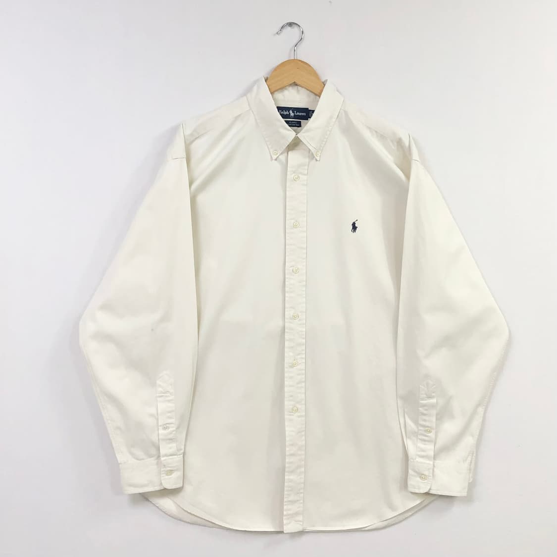 Xxl 폴로 크림 코튼 셔츠 상품이미지2