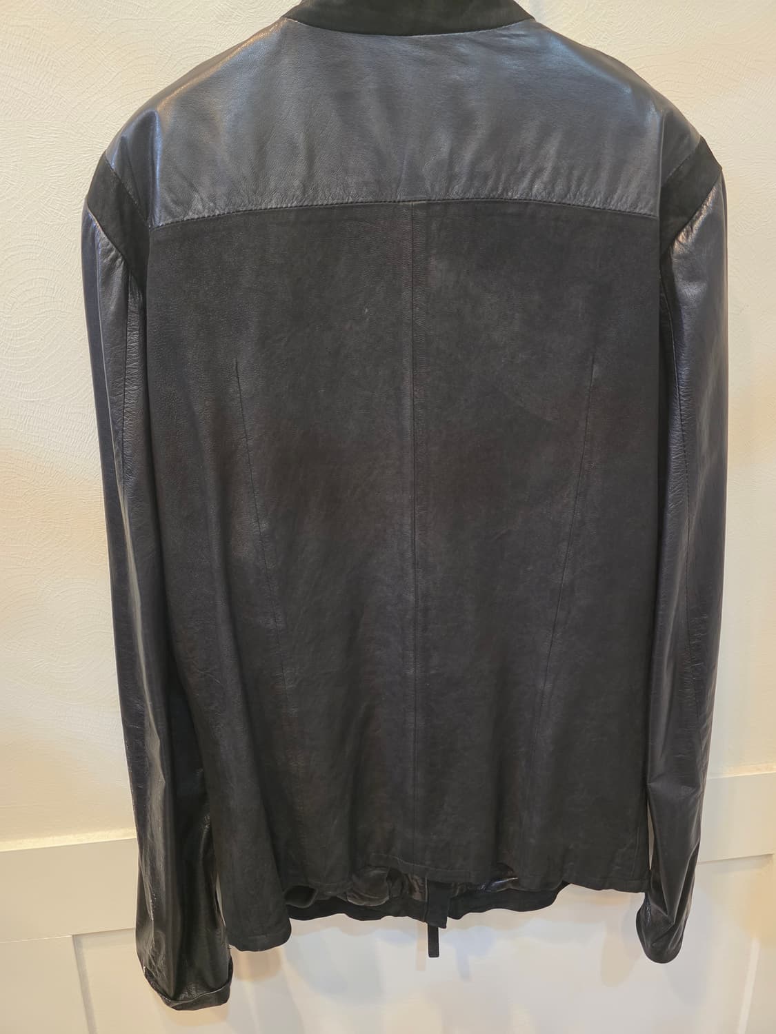 우영미 블랙 가죽 라이더 자켓105 상품이미지4