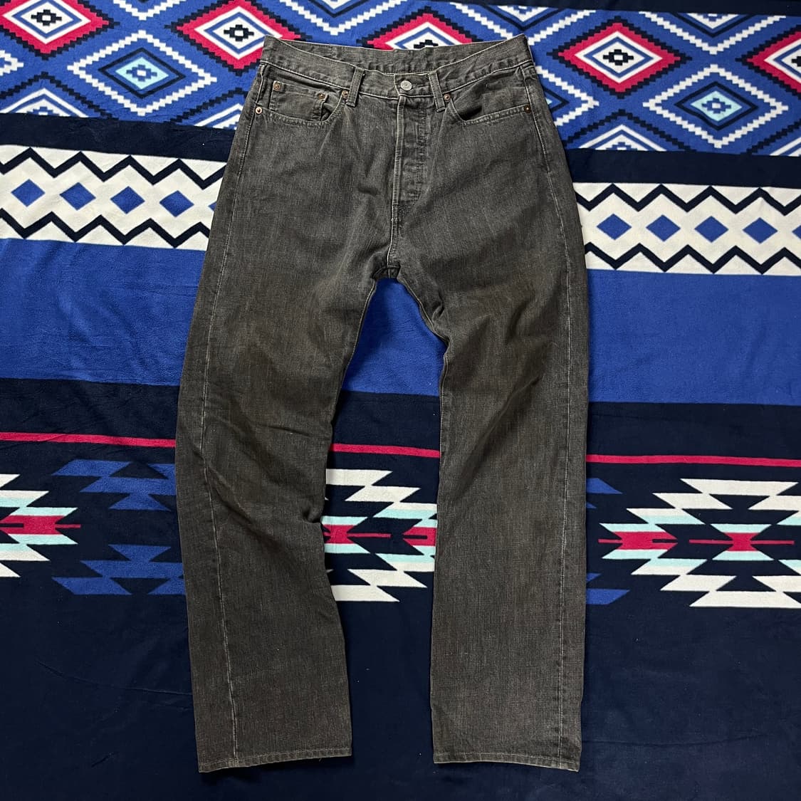 Tabloid News 일본 빈티지 흑청 데님(실측확인) 상품이미지1