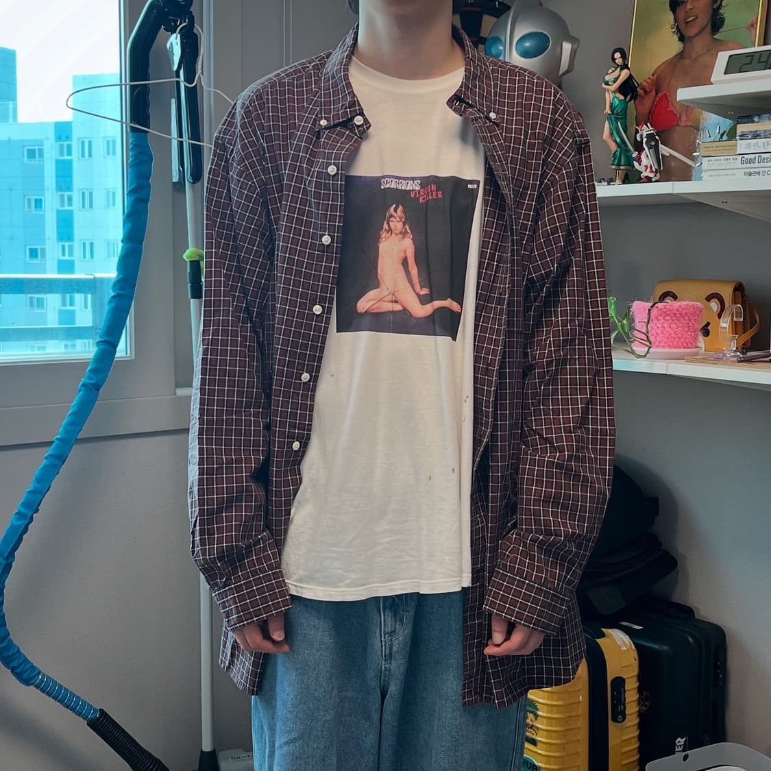 폴로 랄프로렌 빅사이즈 체크 셔츠 상품이미지7