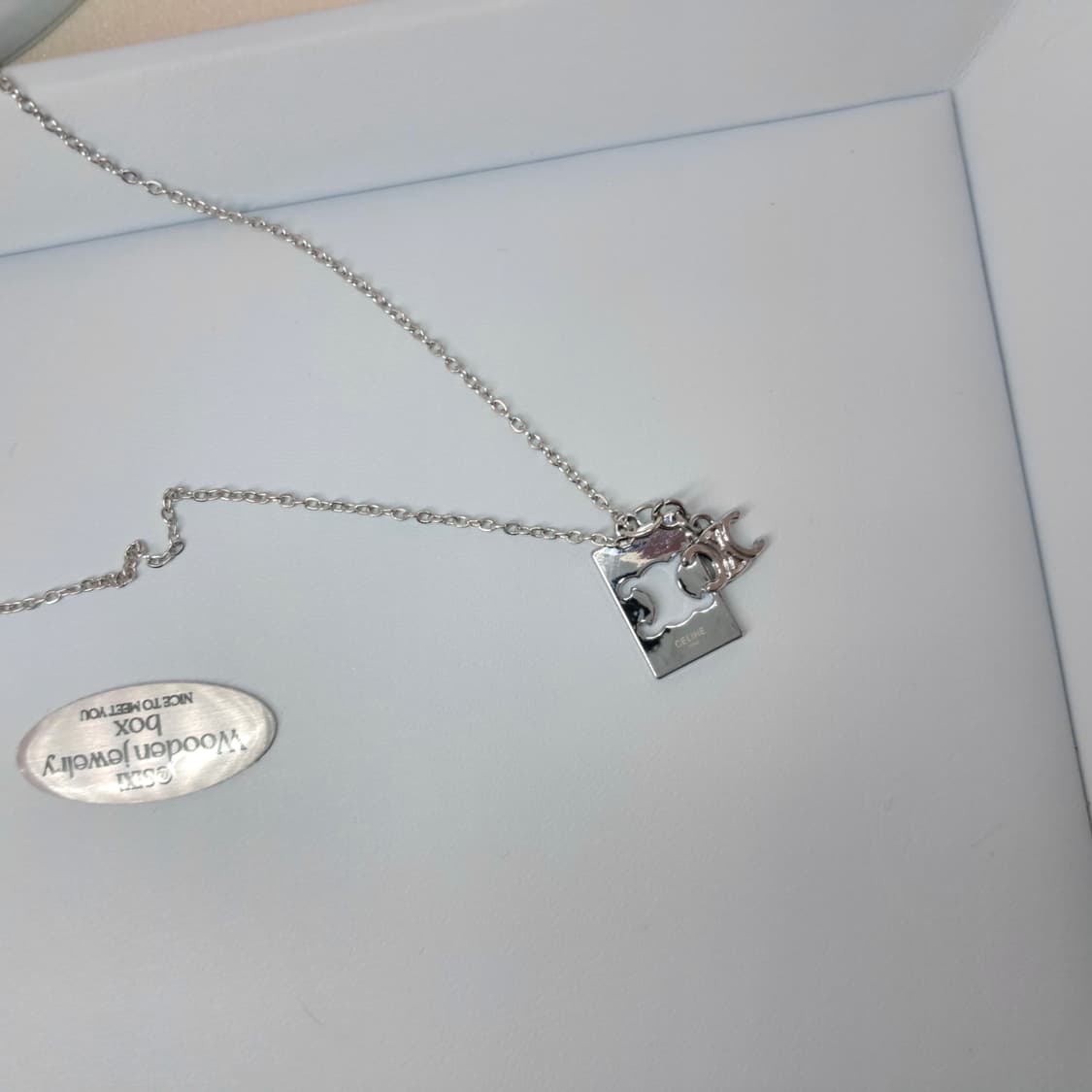 셀린느 목걸이 트리옹프 빈티지 펜던트 상품이미지3