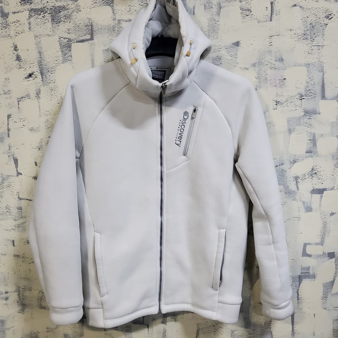 디스커버리 헤비본딩 기모 플리스 후드집업  상품이미지1