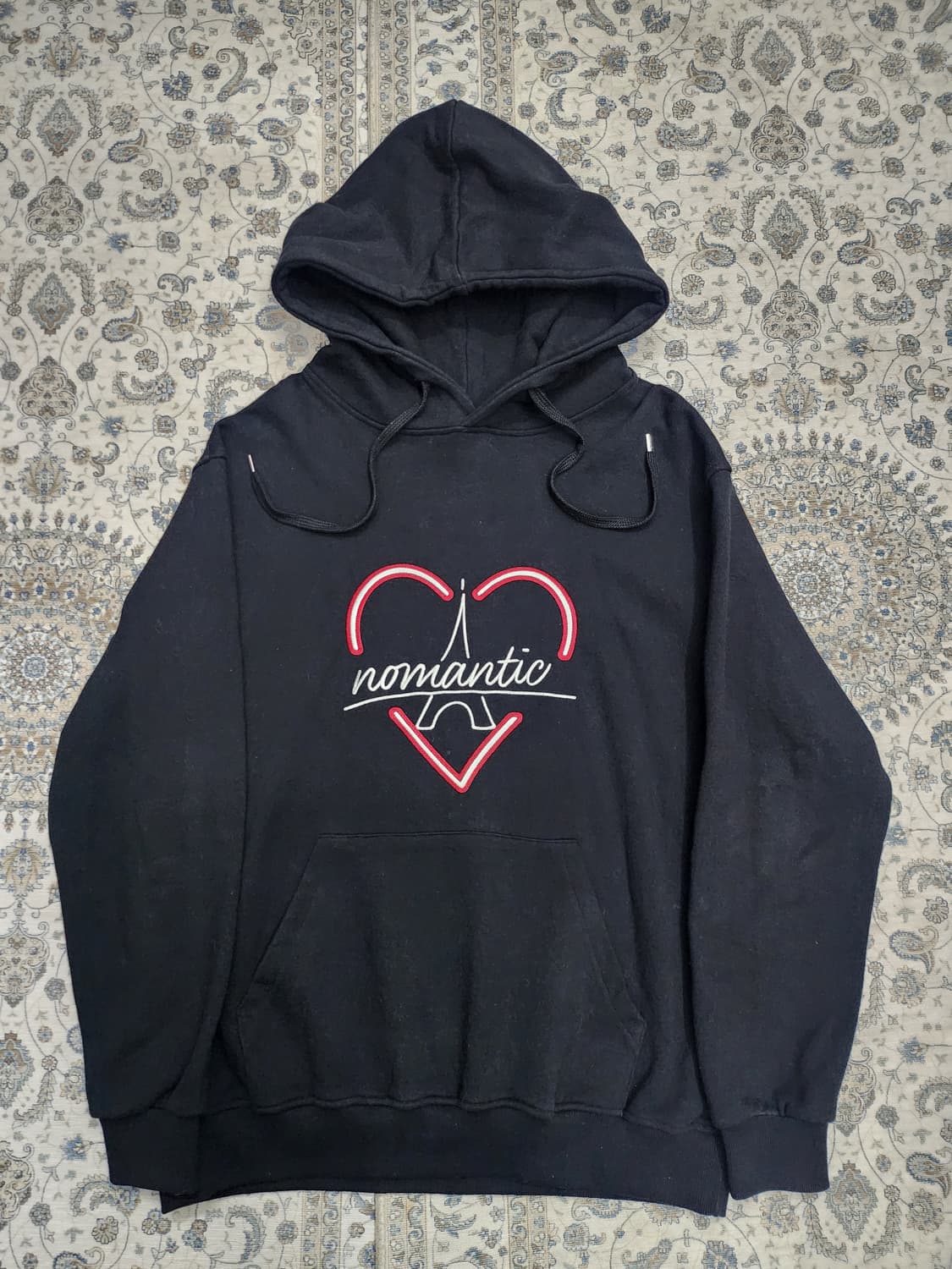 비욘드클로젯 에펠탑 프린팅 후드티 S (66반까지) 상품이미지1