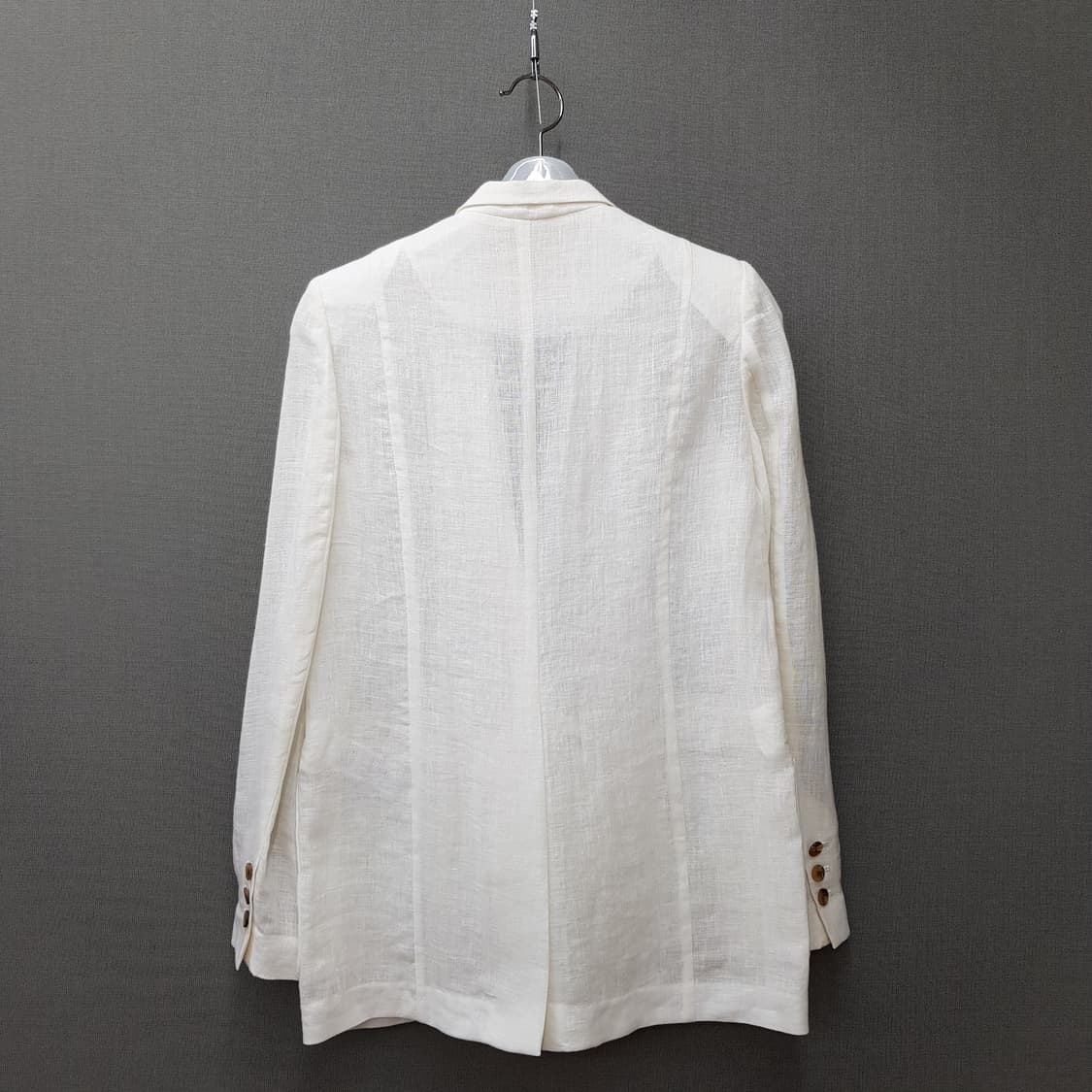 마쥬 아이보리 린넨 싱글 자켓 S사이즈 상품이미지4