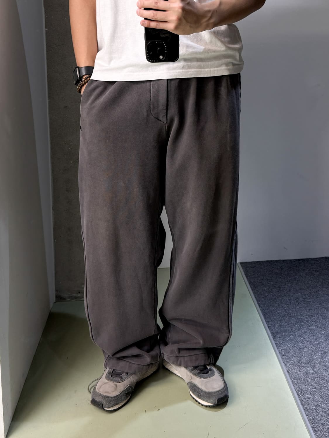 준지 22SS 가먼트 다이 트레이닝 팬츠 상품이미지2