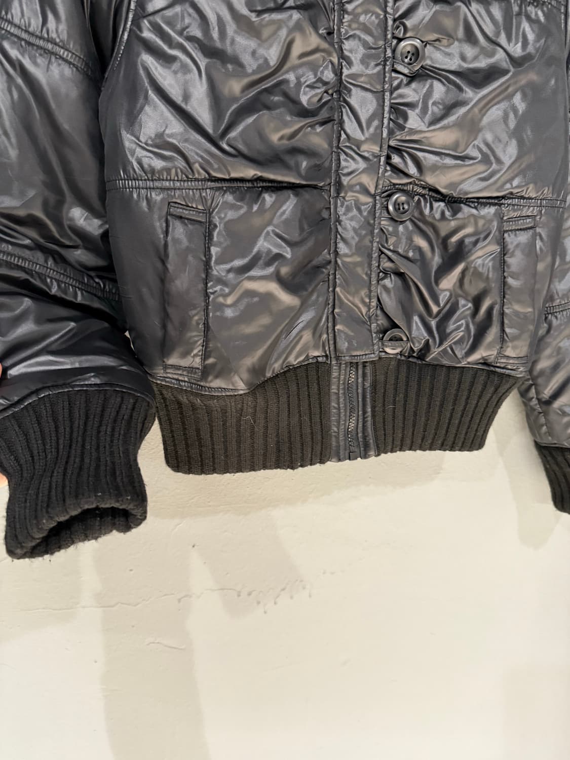 hood fur n2b button-up detail padding 상품이미지7