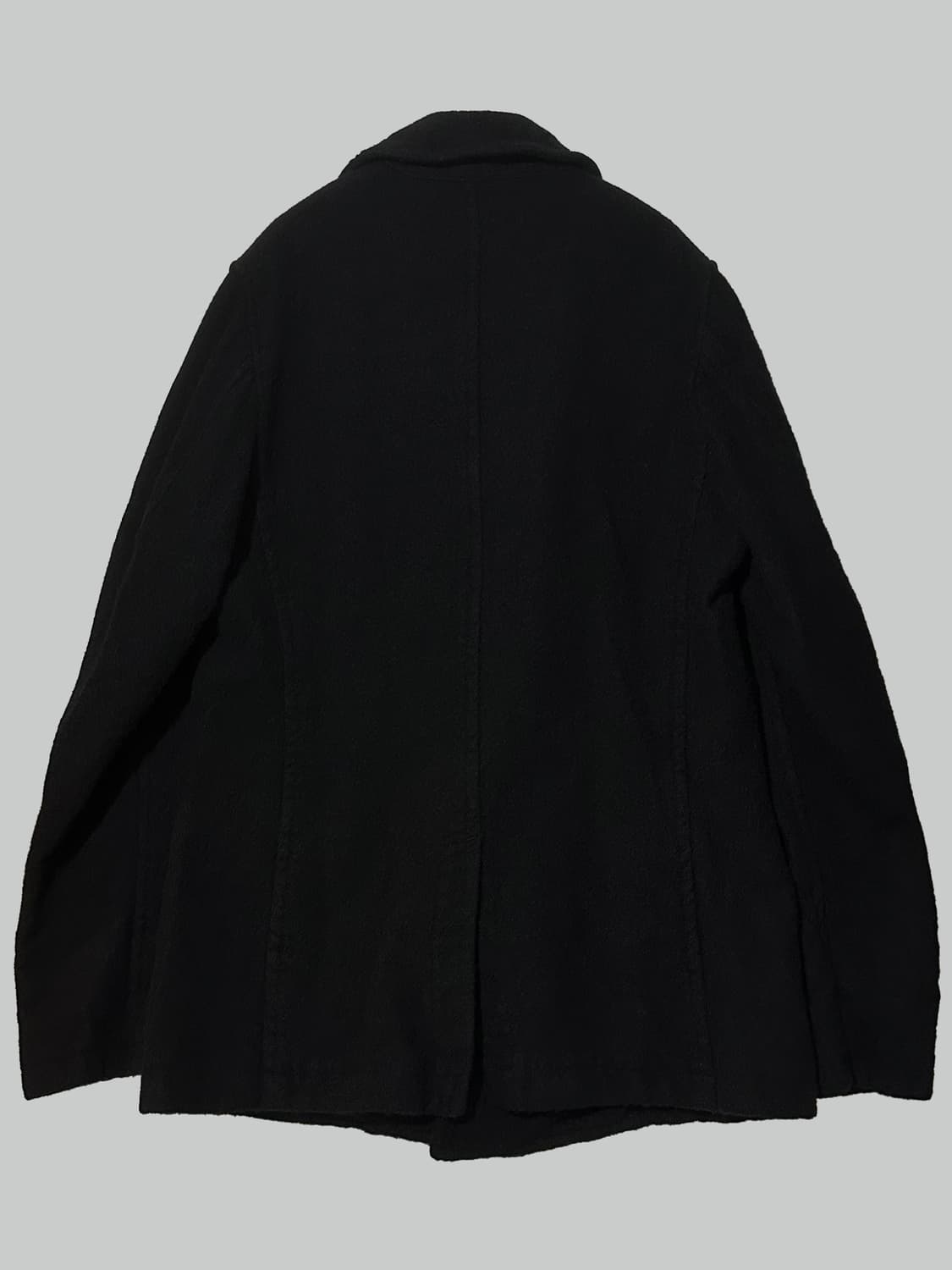 꼼데가르송 옴므 축융 울 피코트 블랙 상품이미지4