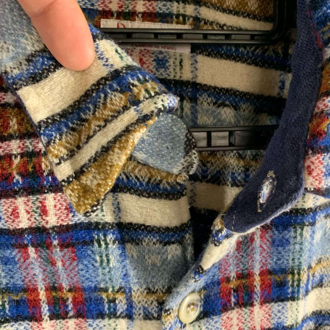 [XL] Papas 멀티체크 플란넬 셔츠 Made In Italy 상품이미지7