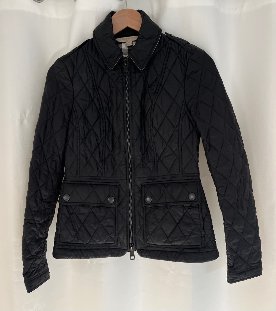 Burberry Brit 여성 퀼팅 자켓 블랙 상품이미지2