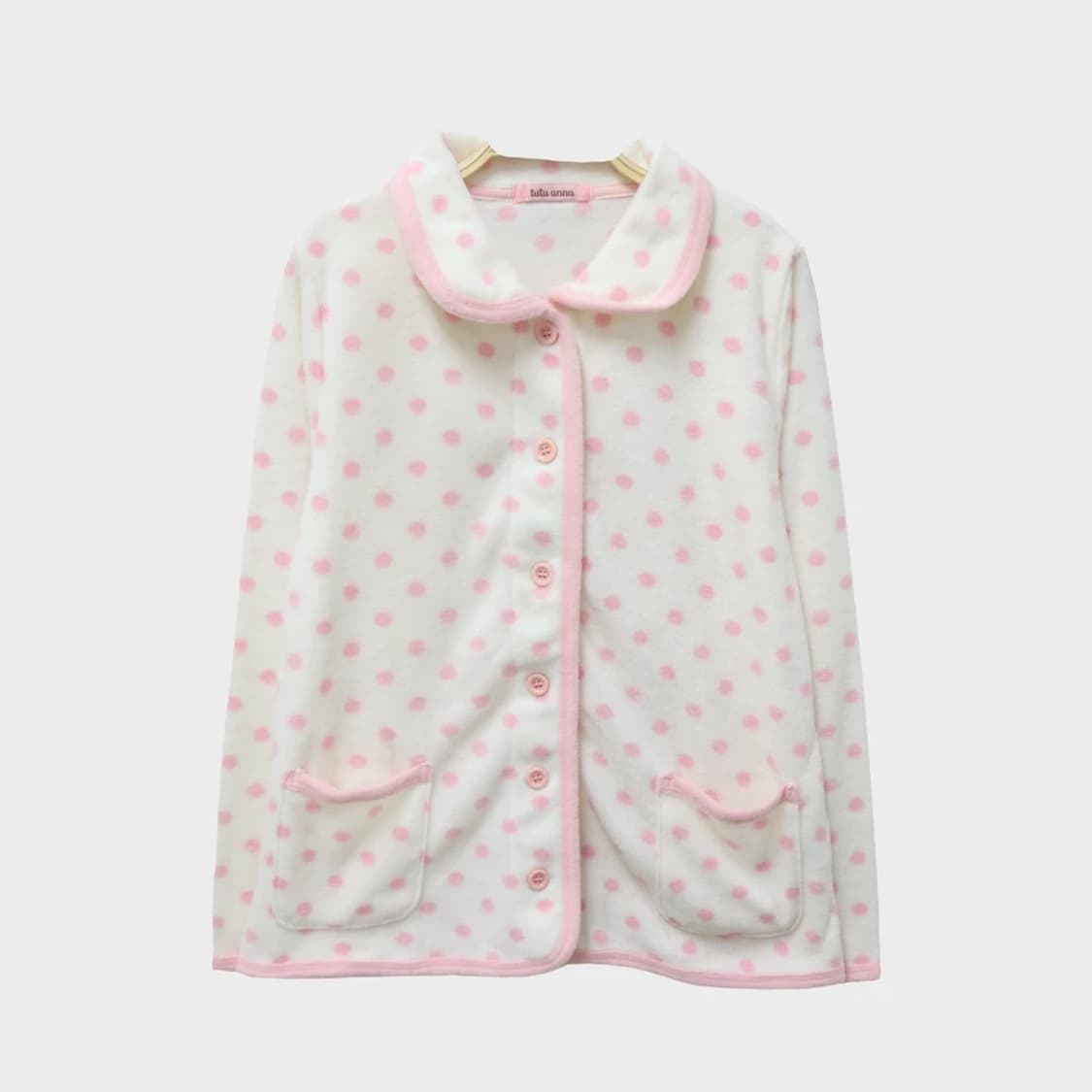 TUTU ANNA 도트 딸기우유 핑크 잠옷 상의 64650 상품이미지1